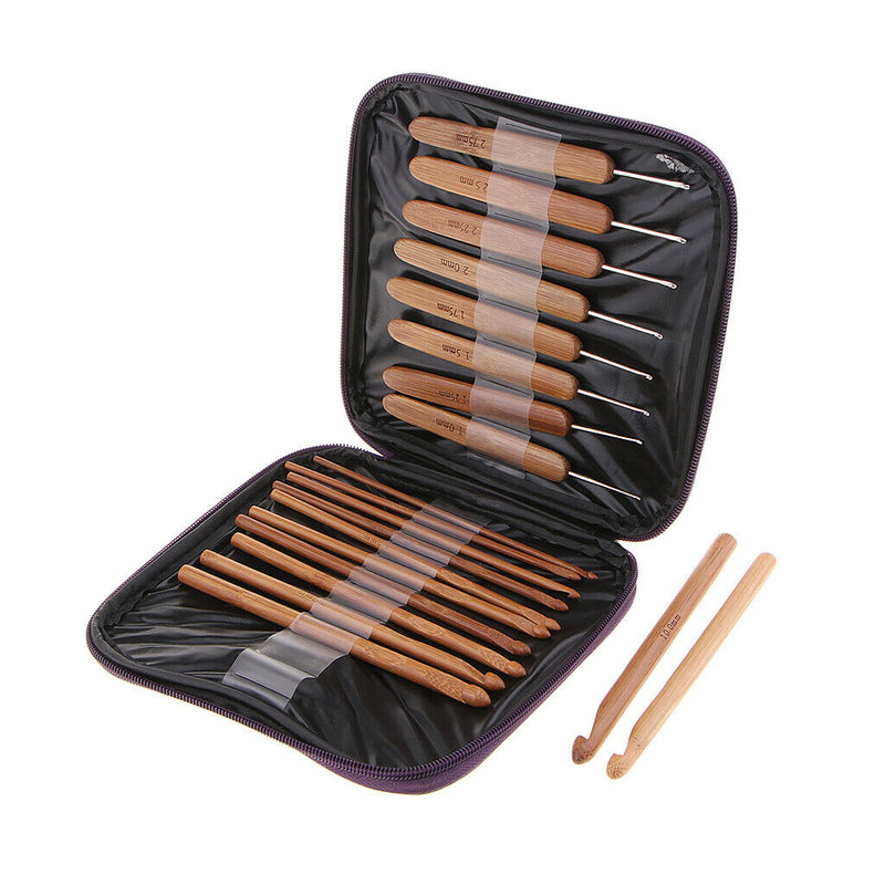 1 Set Woven Crochet Hook Needles Weave Sewing Stitching Tools for Coat, Sweater,