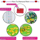 Special shape diamond painting DIY5D cross stitch set crystal animal combin I8O0