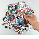 Lots 100Pcs Random Bomb Vinyl Laptop Skateboard Stickers Luggage Decals Stickers