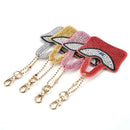 4pcs DIY Full Drill Special Shaped Diamond Painting Keychain Women Pendant