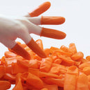 100pc Rubber Latex Fingertip Finger Cots Nail Protection 0.9inch Dia