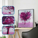 5D DIY Full Drill Special Shaped Diamond Painting Love Tree Cross Stitch