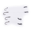4 Ready Tied Chod Rigs Carp Fishing Tackle Barbless or Barbed Sizes 6, 8  OZ