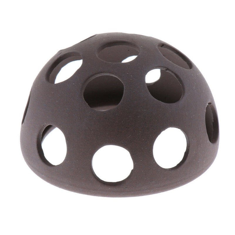 Crockery Dodge Hide Cave for Aquarium Reptile Tank Decoration Half Ball
