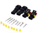 10 sets Kit Seal Waterproof Connector for Automobile IP65 Connector Plug