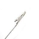 10pcs Non-insulated Electric Test Crocodile Metal Alligator Clips 10cm LongS3cY