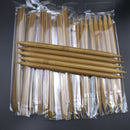 75pcs/set 15 Sizes 20cm Double Pointed Carbonized Bamboo Knitting Needles S M5L2