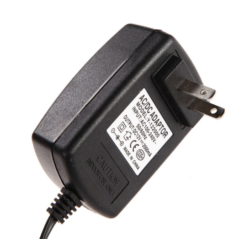 AC 100-240V Converter Adapter DC 5.5 x 2.5MM 12V 2A 2000mA Charger US Plug