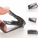 Black Car Auto Sun-Visor Glasses Sunglasses-Cards Ticket Holder Clips-Universal