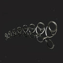 70pcs 7 Mixed Sizes Ceramic Eye Fishing Rods Pole Guides Tip Ring Repair Set