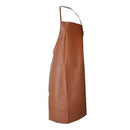 Waterproof Apron - PU Bib Apron - Kitchen Apron - PU Leather Apron - Brown B8V4