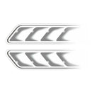 1 Pair Car Styling Stickers Decorative Air Flow Intake Hood Fender Decals