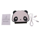 USB Rechargeable 2W Wooden Folding LED Night Light Folding Book Lamp Panda
