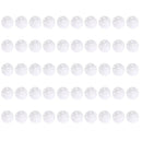 50pcs White Plastic Hollow Airflow Golf Practice Hollow Sports Training