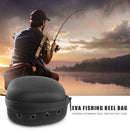 F49 EVA Portable Fishing Reel Bag for Drum Reel Fishing Tackle Accessories
