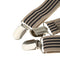 2Sets Boys Adjustable Suspenders Clip-on Braces Belts with Plaid Bowties Set
