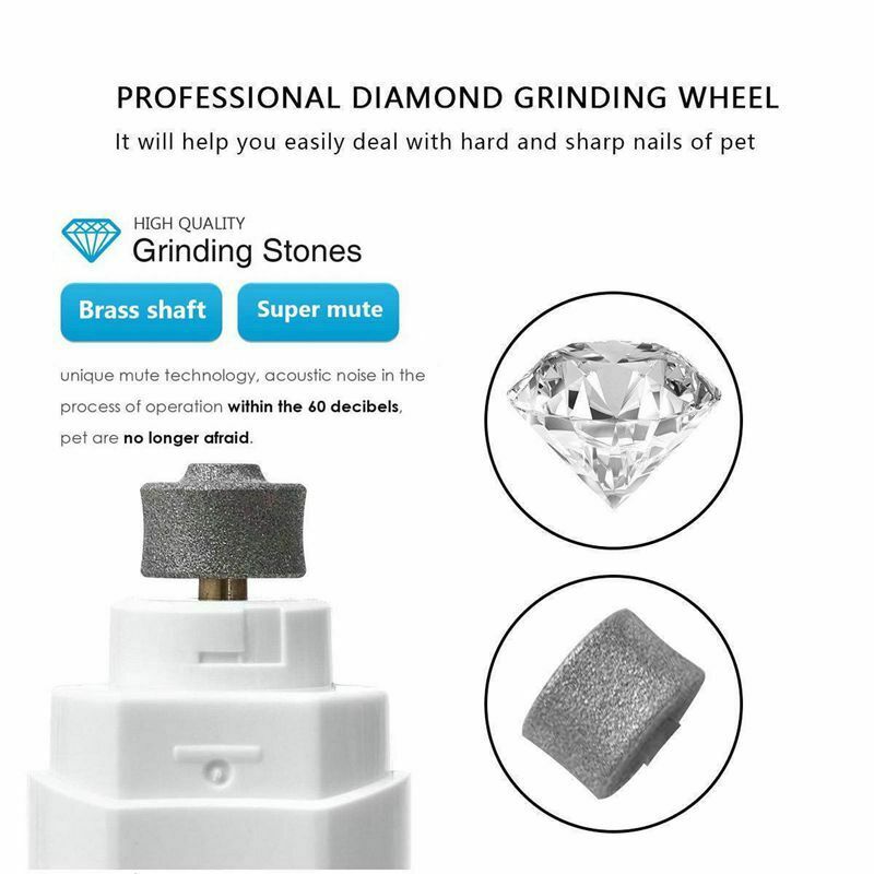 Pet Nail Grinder Dog Nail Clipper Trimmer,Gentle Paws Premium Electric Nail