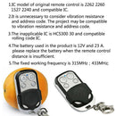Remote-Control Suits Steel Line steel-line 433.92MHZ 4 Button Garage Door Opener