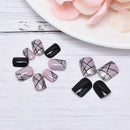 24x French False Nails Art Acrylic Full Cover Tips Manicure Gl%!