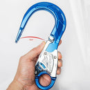 23KN Double Action Locking Climbing Carabiner Safety Snap Hook Fall Arrest