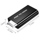 For PS2 to HDMI Video Converter Adapter with 3.5mm Audio Output for HDTV PC