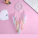 Pink Dream Catcher Feathers Home Car Wall Hanging Decoration Ornament Craft