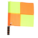Sports Game Referee Flags Football Match Linesman Flags with 2 Bright Colors