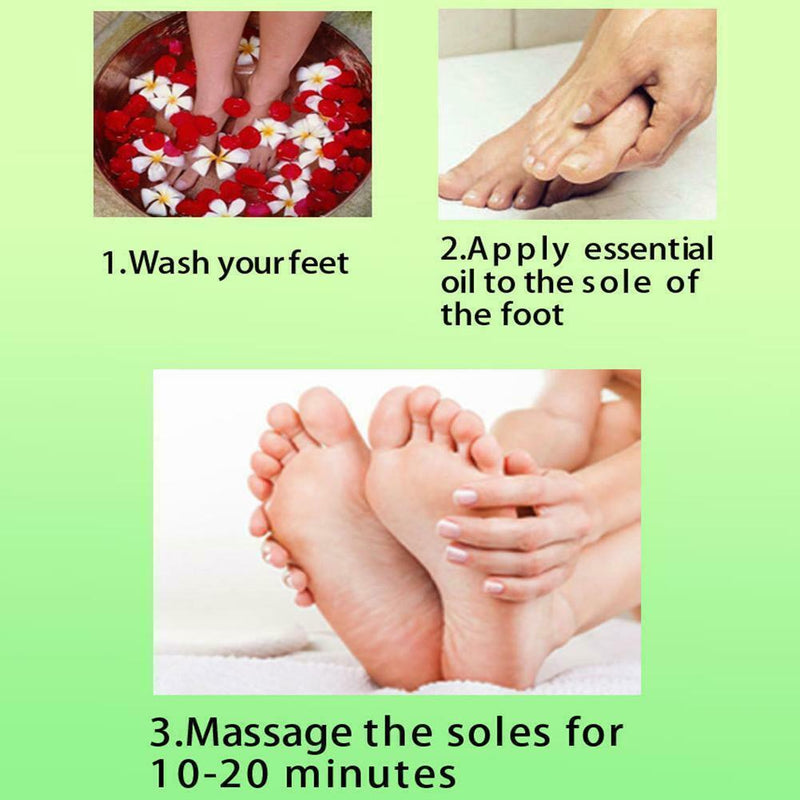 Herbal Heightening Growth Essential Boosting Oil Soothing Feet Safe & Healthy Fa