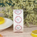 500 Pcs/roll thank you stickers floral design seal label party wedding decoSEAU