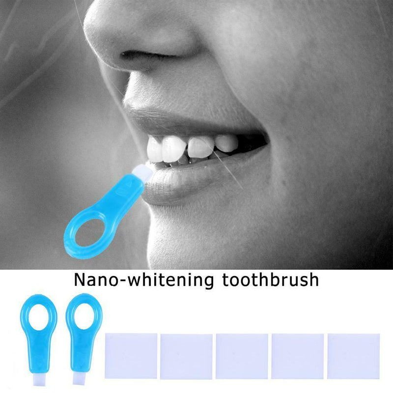 7pcs/Set Blue Cleaning Kit Teeth Whitening Polisher Stain Remover Tool A