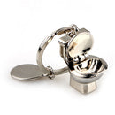 Cute Key Ring Keyfob Keychains Gift Creative Toilet Lovely Keyrings Chain Tide