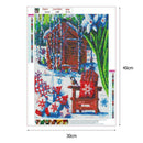 5D DIY Full Drill Diamond Painting Winter House Cross Stitch Embroidery Kit