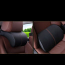 Leather Auto Car Neck Pillow Memory Foam Pillows Neck Rest Seat Headrest Cu