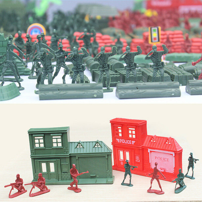 Army Men Action Figures -Soldier and Army Base Set Accessories - 3300 Piece Set
