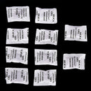 10 Bags Silica Gel Drying Agent Color Change Hearing Aid Camera Drying 1g/bag BX
