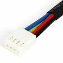 8pcs PC Fan Speed Reduce 4 Pin Power Resistor Male to Female Cable Adapter E4A2