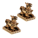 Pack of 2 Pi Xiu Statue Sculpture Sculpture Living Room Office Decoration