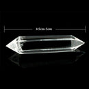 100% Natural Rock Clear Quartz Crystal Wand Point Healing Stone 50-60MM Fashion.