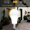 Yellow LED Bug Light Bulb 7W, 60W Light Bulbs Equivalent, Dusk to Dawn Smar T5N7