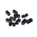 10PCS DC3-10P 2.54mm 2x5 Pin Straight Male Shrouded header IDC Socket AA