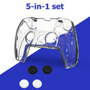 Clear PC Hard Cover Thumb Stick Grip Cap for PS5 Controller Gamepad Case