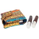 6 Slots Essential Oil Organizer Portable Folding 10ml Roller Bottle Travel Print