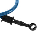 50cm Motorcycle Braided Stainless Steel Brake Clutch Oil Hoses Line Pipe Blue