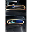 Car Seat Pockets Pu Leather Car Side Seat Organizer Seat space Filler Catch