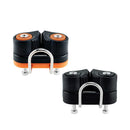 2x Sailboat 2 Row Ball Bearing Cam Cleat