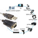 USB 2.0 to DB9 9 Pin RS232 Serial Connector Adapter Cable f. Windows XP 8 OS