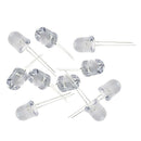 10 pcs 10 mm white light emitting diode LED W1W5