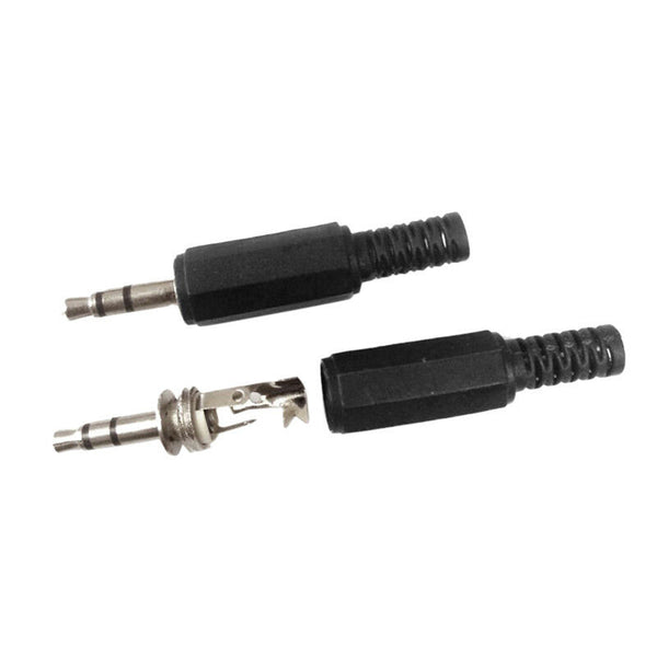 10pcs 3.5mm 1/8" Audio Male Plug Jack Adapter Connector DIY Earphone Speake sp