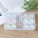6Pairs Portable Contact Lens Case Box Storage Eye Care Kit Organizer Container-Q