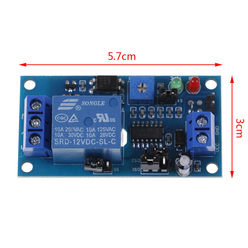 DC 12v time relay module normal open time delay relay timer relay switch Gw